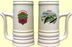Beer mug tower N08 'Dniproges'