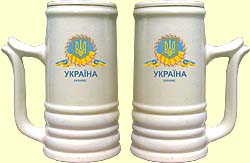 Beer mug tower N13 'Ukraine'