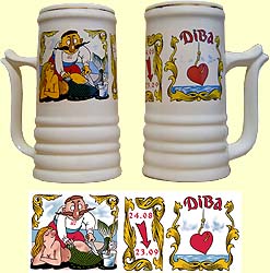 Beer mug tower 'Zodiac Ukraine' N03 Virgo