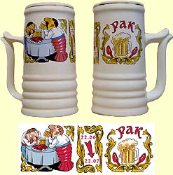 Beer mug tower 'Zodiac Ukraine' N09 Cancer