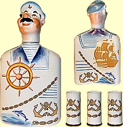 Bottle set 'Sailor' (incl. 4 items)
