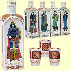 Bottle set 'Kyiv - Kyi' (incl. 4 items)
