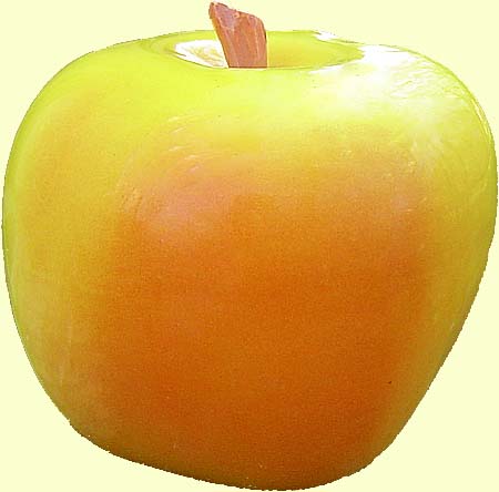 Souvenir 'Apfel' das Gelb-rot